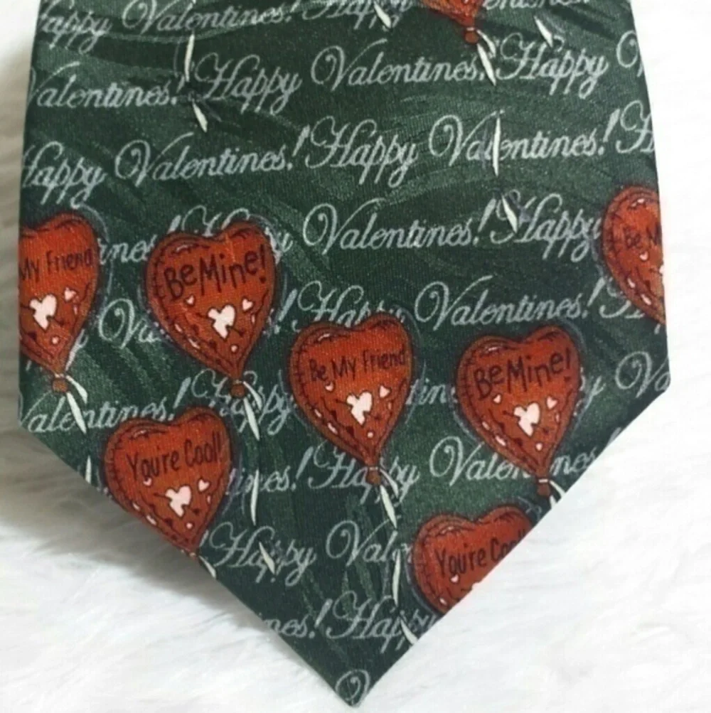 Vintage Keith Daniels Happy Valentine's Day Tie